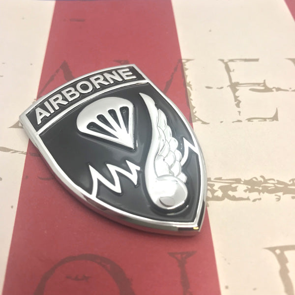 187th Infantry Regiment Airborne Car Emblem | Rakkasan Metal Decal