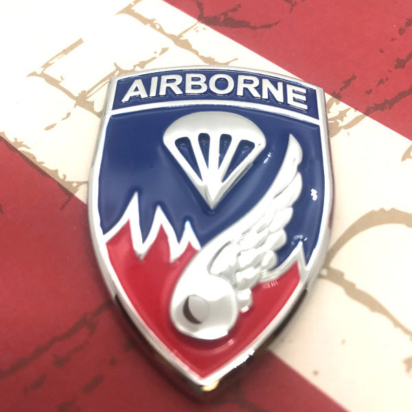 Full Color 187th Infantry Regiment Airborne Metal Decal