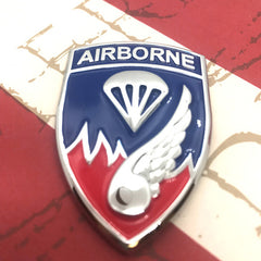 187th Infantry Regiment Airborne Car Emblem | Rakkasan Metal Decal