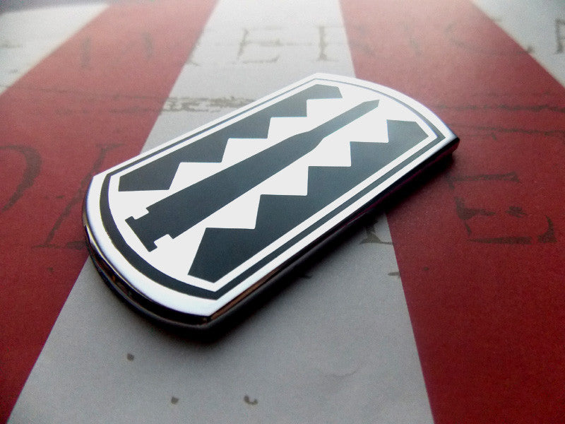 197th Infantry Brigade Metal Decal