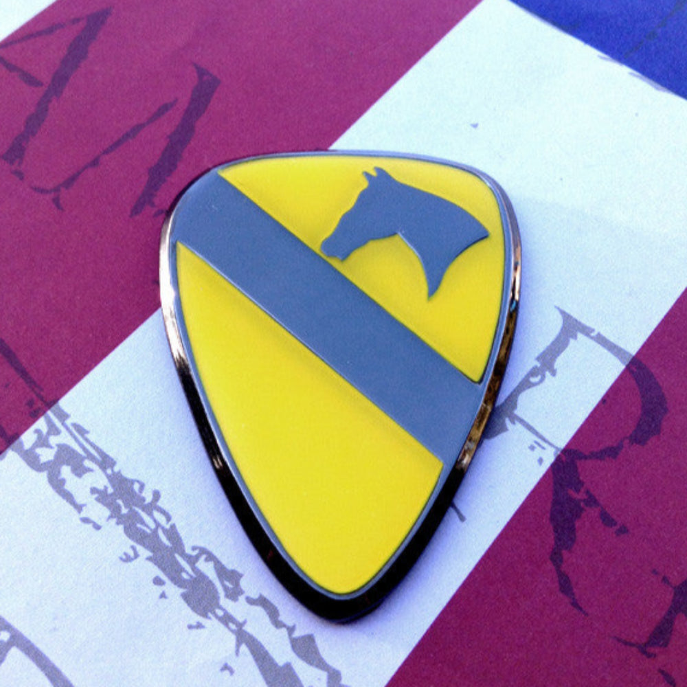 1st Cavalry Division Metal Auto Decal