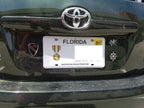 Military Intelligence Corps Metal Car Emblem on a Toyota Hatch door