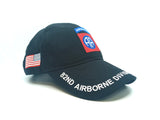 82nd Airborne All Americans Cap Black