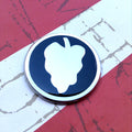 Black and Chrome 24th Infantry Division Metal Decal