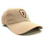 Beige 25th Infantry Division Cap with a logo on a white background
