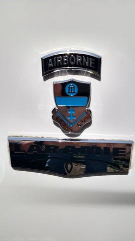 INDIGOS UG – Adesivi Militari JDM Bomber 2 Pezzi, Decalcomania Sagomata 149x35mm, Per Auto E Laptop