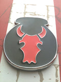 34th Red Bull Infantry Division Metal Decal