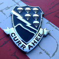 506th Infantry Regiment "Currahee" Metal Decal