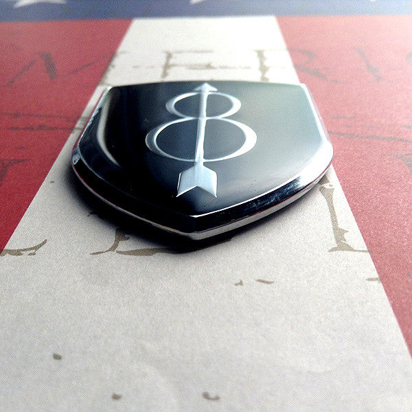 8th Infantry Division Metal Auto Emblem