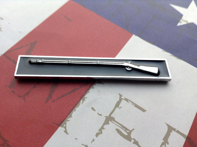 Black and Chrome Expert Infantryman Badge EIB Metal Car Emblem