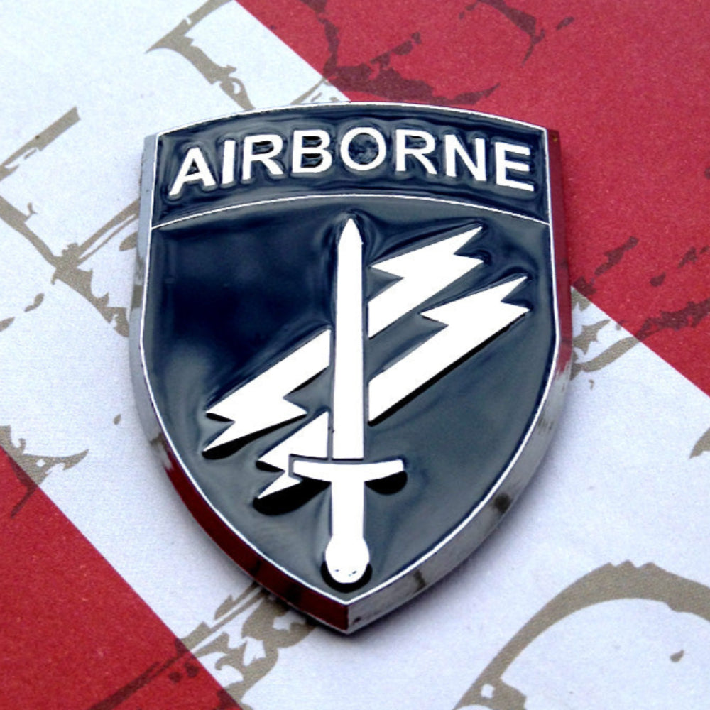Army Civil Affairs and Psychological Operations Command Airborne Metal Decal