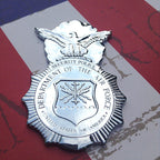 USAF Security Police Metal Auto Decal