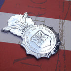 USAF Security Police Metal Auto Decal
