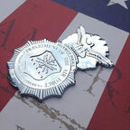 USAF Security Police Metal Auto Decal