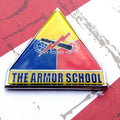 US Army Armor School Decal Army Badge Car Emblem Military Auto Crest Replica