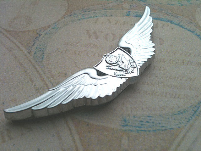 US Army Aircrew Badge Metal Decals, Basic, Senior or Master