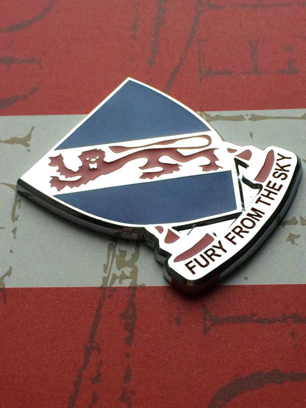 508th Infantry Regiment Fury From The Sky Metal Decal