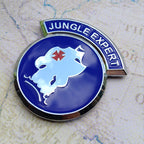 Jungle Expert Badge Metal Decal