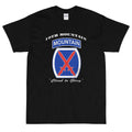10th Mountain Div Climb To Glory Distressed T-Shirt