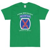10th Mountain Div Climb To Glory Distressed T-Shirt