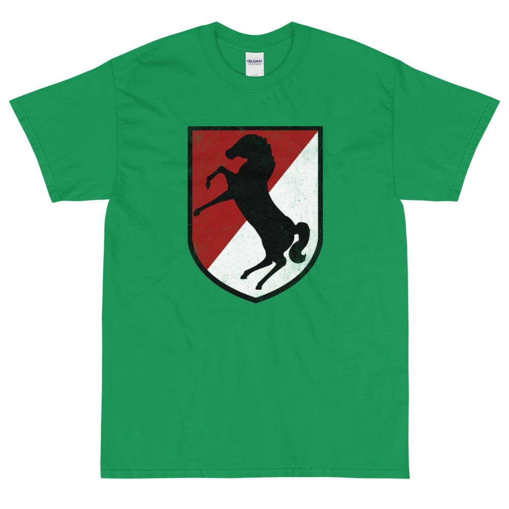 11th Cav Black Horse Distressed T-Shirt