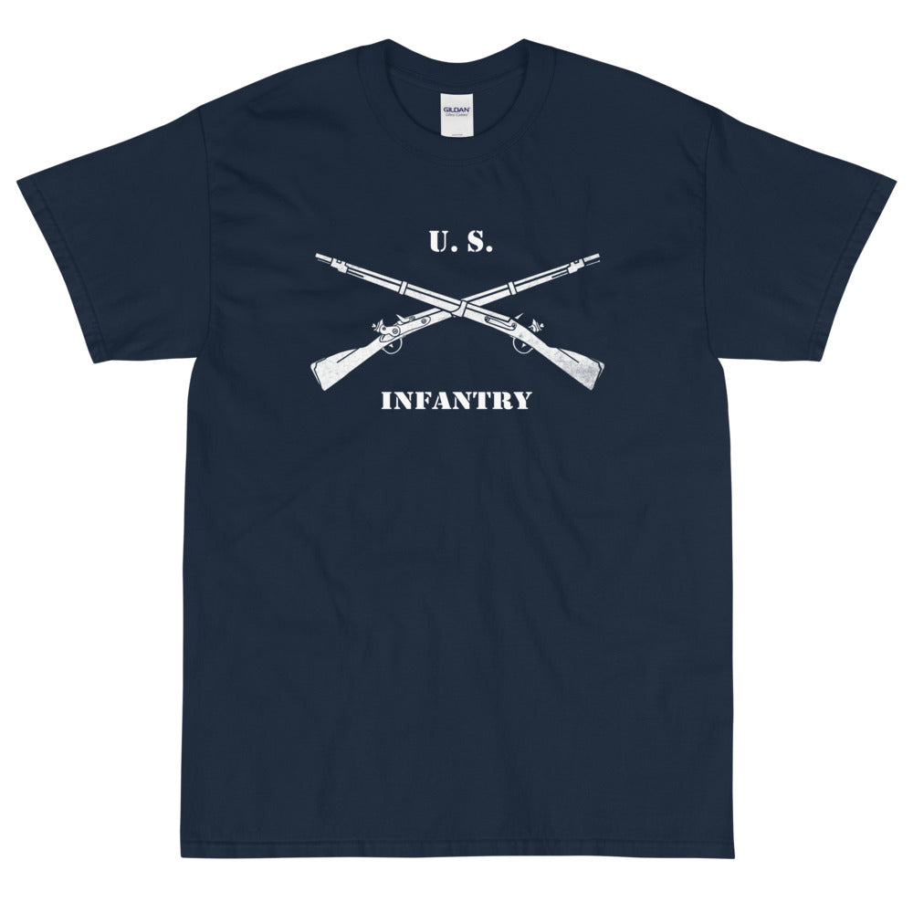 US Infantry Crossed Rifles Distressed T-Shirt