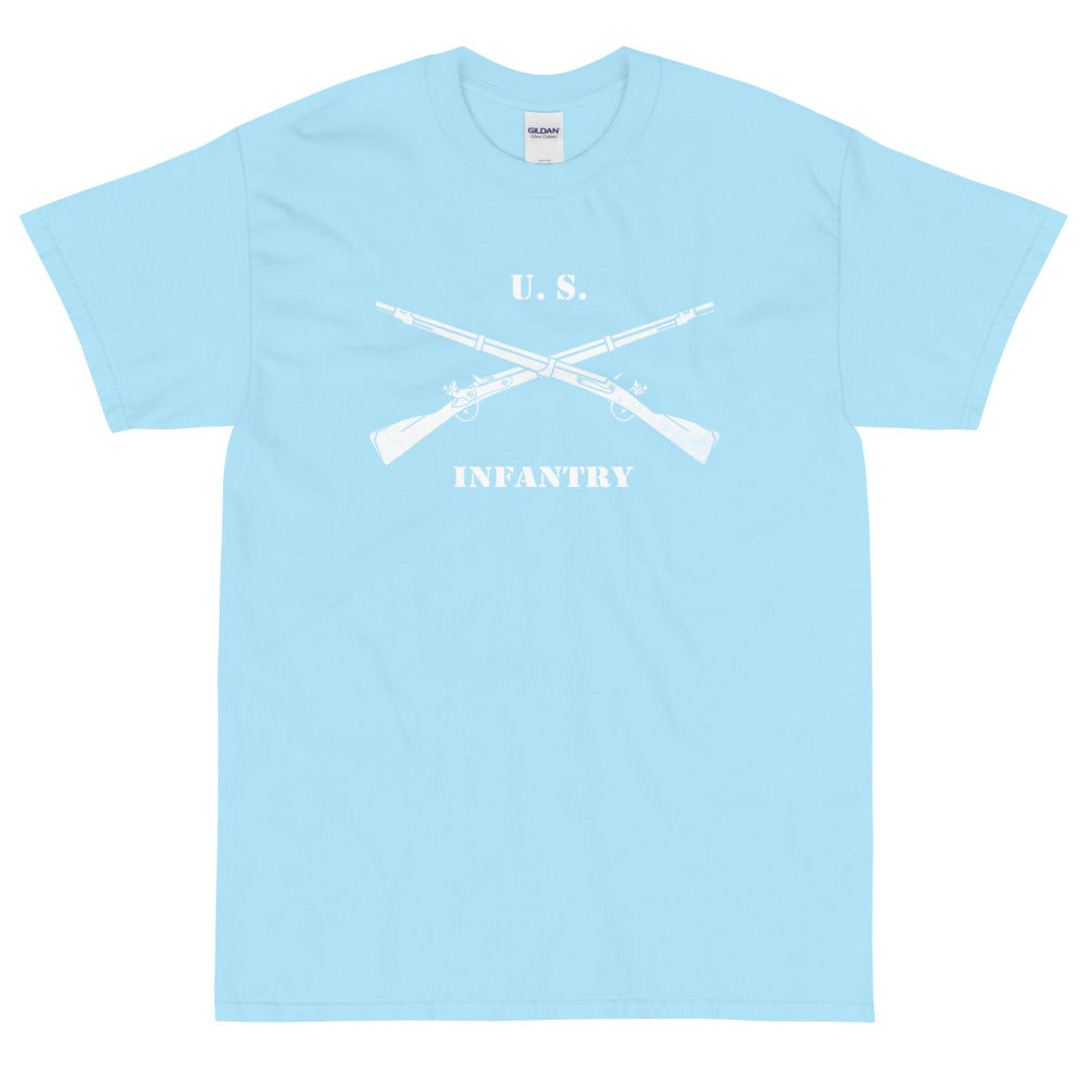 US Infantry Crossed Rifles Distressed T-Shirt