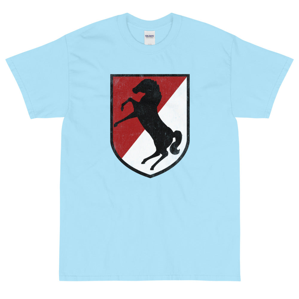 11th Cav Black Horse Distressed T-Shirt