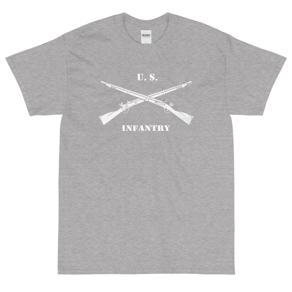 US Infantry Crossed Rifles Distressed T-Shirt