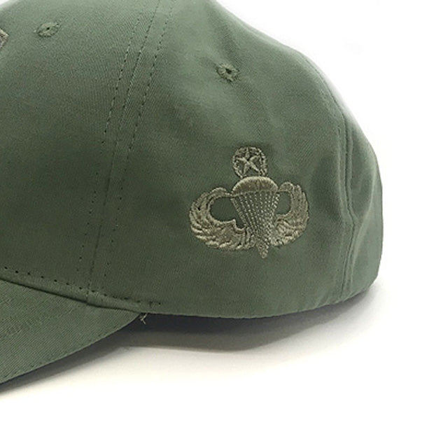 OD Baseball Cap with embroidered master jump wings