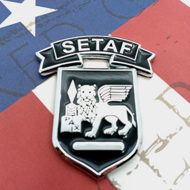 Southern European Task Force (Airborne) Metal Decal