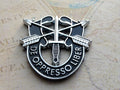 Special Forces Crest Metal Decal De Oppresso Liber