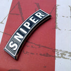 Sniper Tab Metal Decal for Trucks, Cars, SUVs or Motorcycles