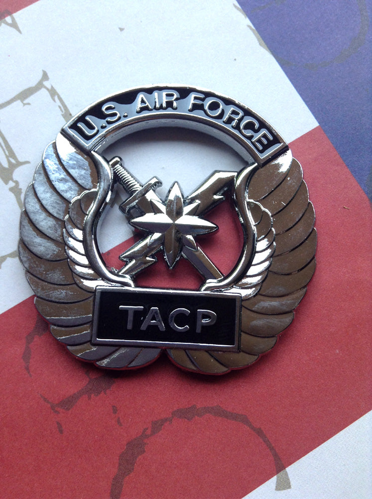 TACP Metal Car Emblem Tactical Air Control Party Decal