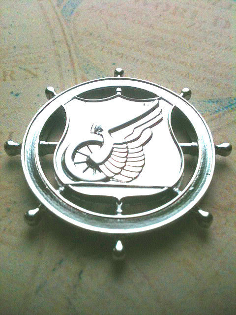 Army Transportation Insignia Metal Decal