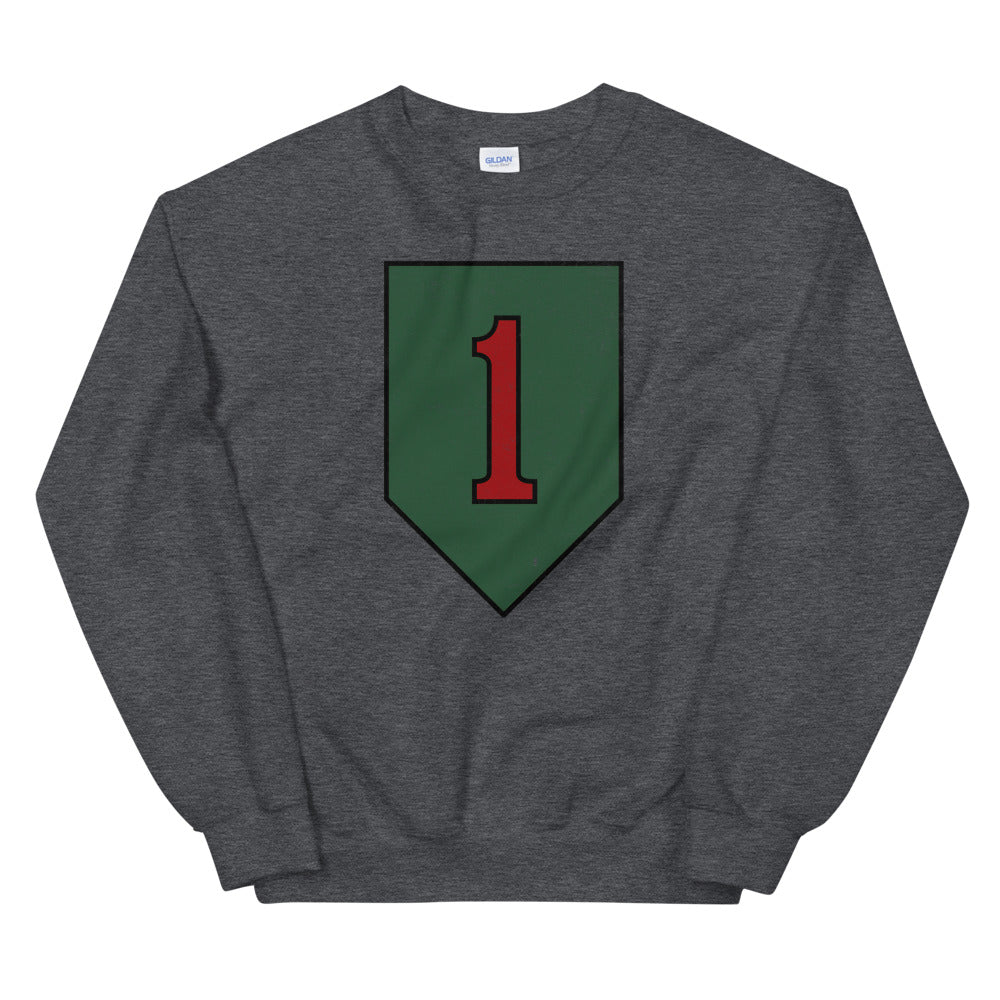1st Infantry Div Distressed Sweatshirt