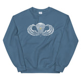 Jump Wings w/Combat Star Distressed Sweatshirt