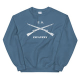 US Infantry Crossed Rifles Distressed Sweatshirt