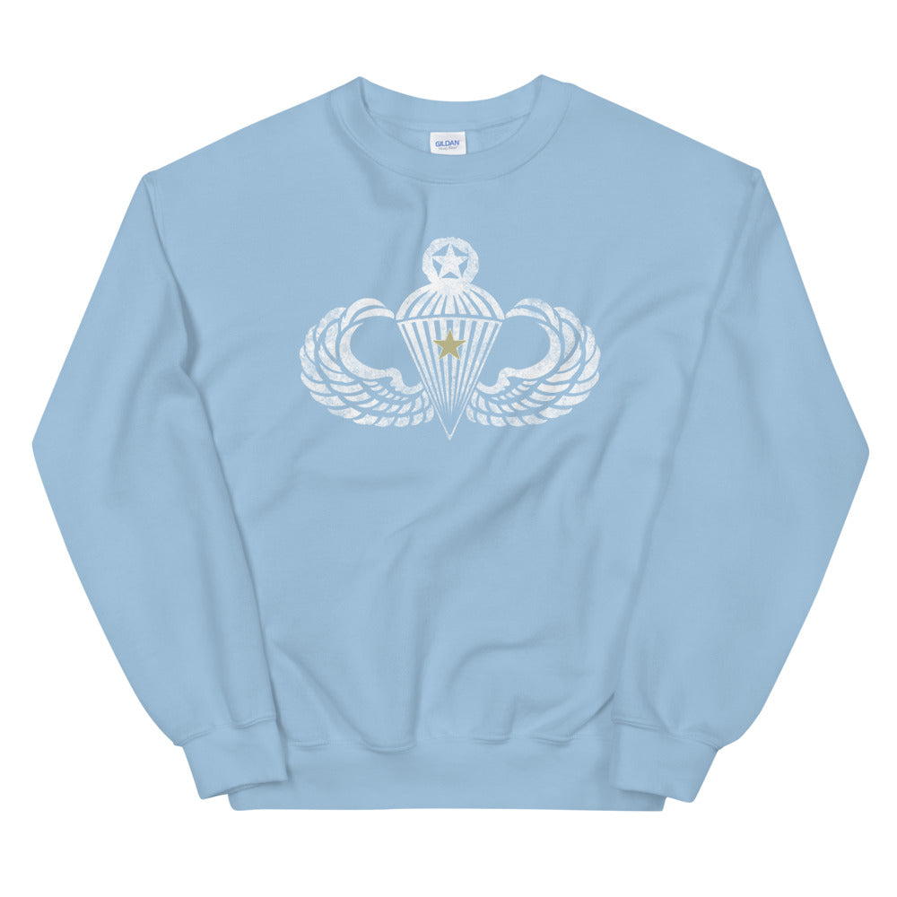 Master Wings w/Combat Star Distressed Sweatshirt