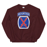 10th Mountain Div Distressed Sweatshirt