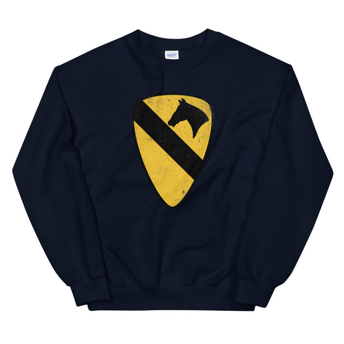 1st Cavalry Div Distressed Sweatshirt