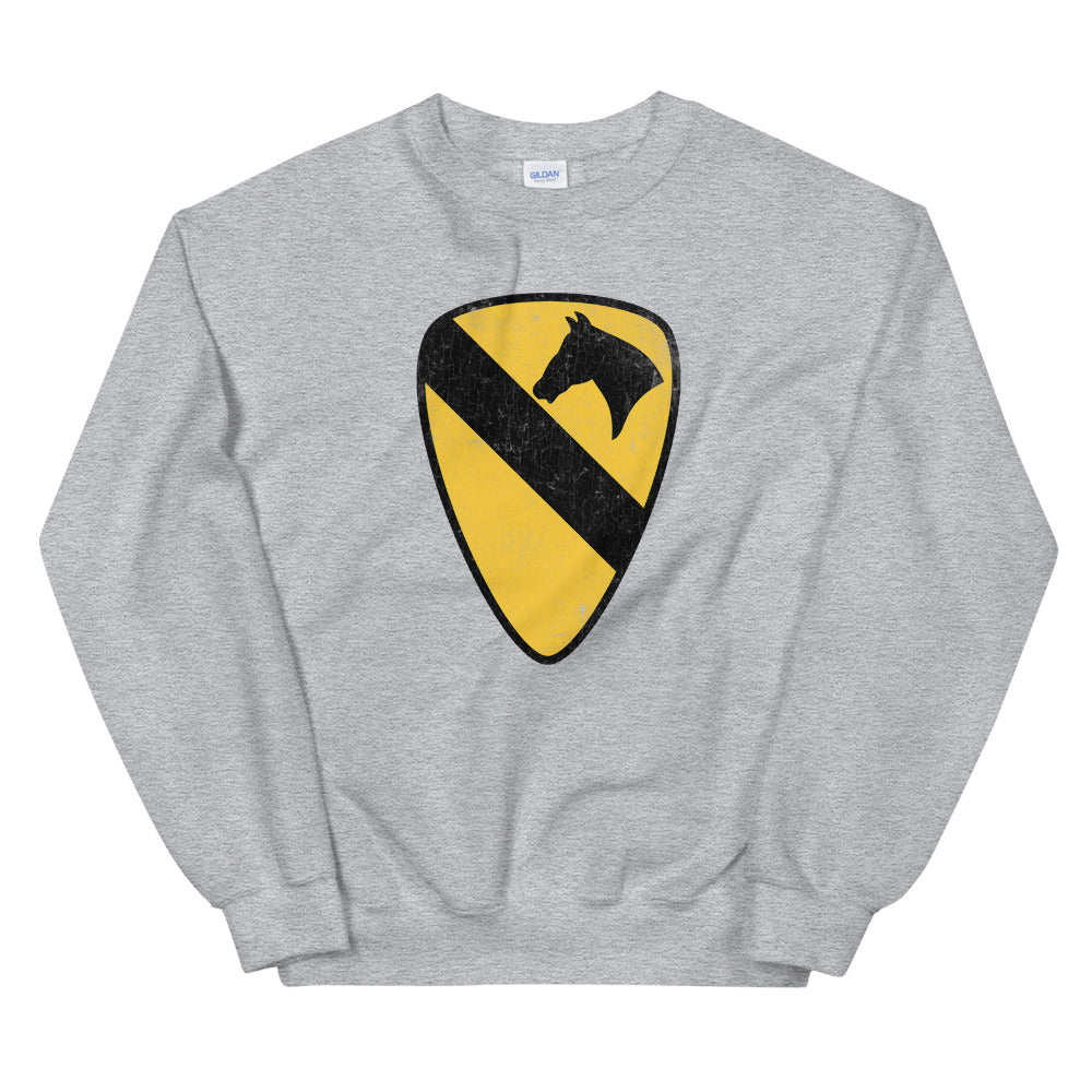 1st Cavalry Div Distressed Sweatshirt