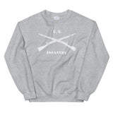 US Infantry Crossed Rifles Distressed Sweatshirt