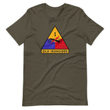 1st Armor Division Old Ironsides Distressed T-Shirt