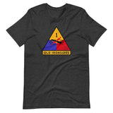 1st Armor Division Old Ironsides Distressed T-Shirt