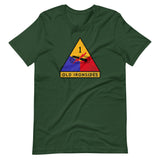 1st Armor Division Old Ironsides Distressed T-Shirt