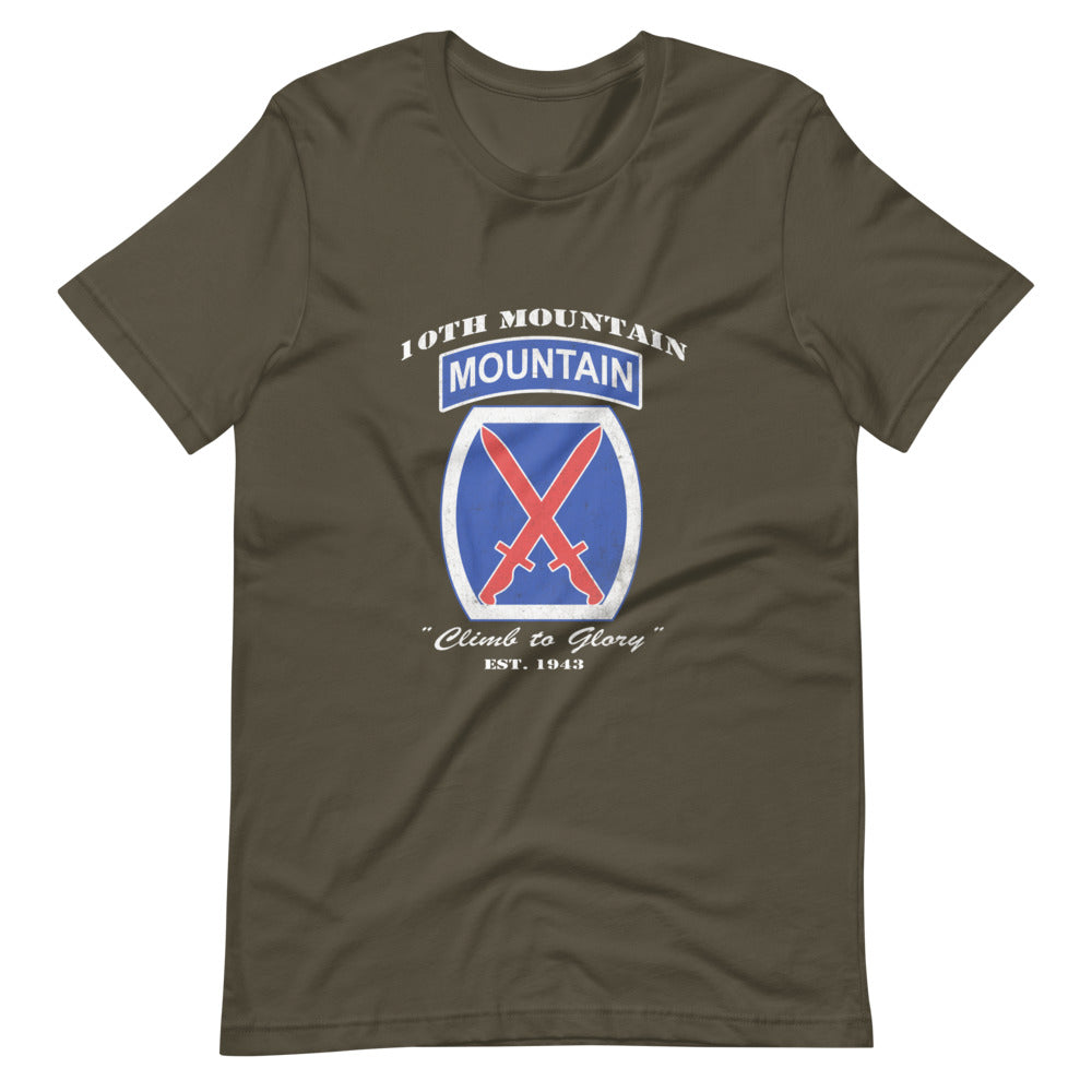 10th MOUNTAIN Short-sleeve unisex t-shirt