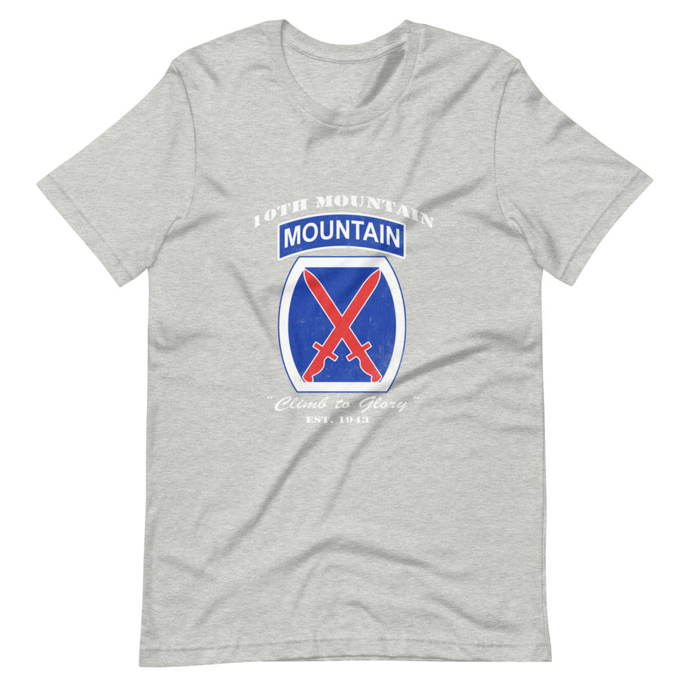 10th MOUNTAIN Short-sleeve unisex t-shirt
