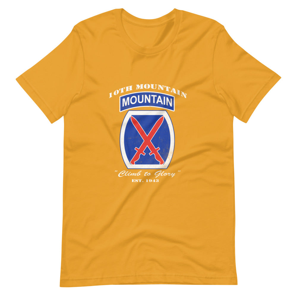 10th MOUNTAIN Short-sleeve unisex t-shirt