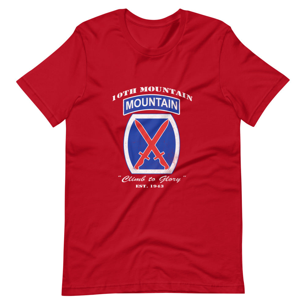 10th MOUNTAIN Short-sleeve unisex t-shirt